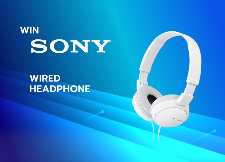 Win A Sony Wired Headphone