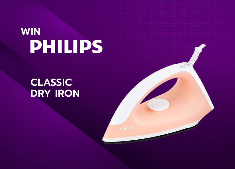 Win A Brand New Classic Dry Iron From Philips